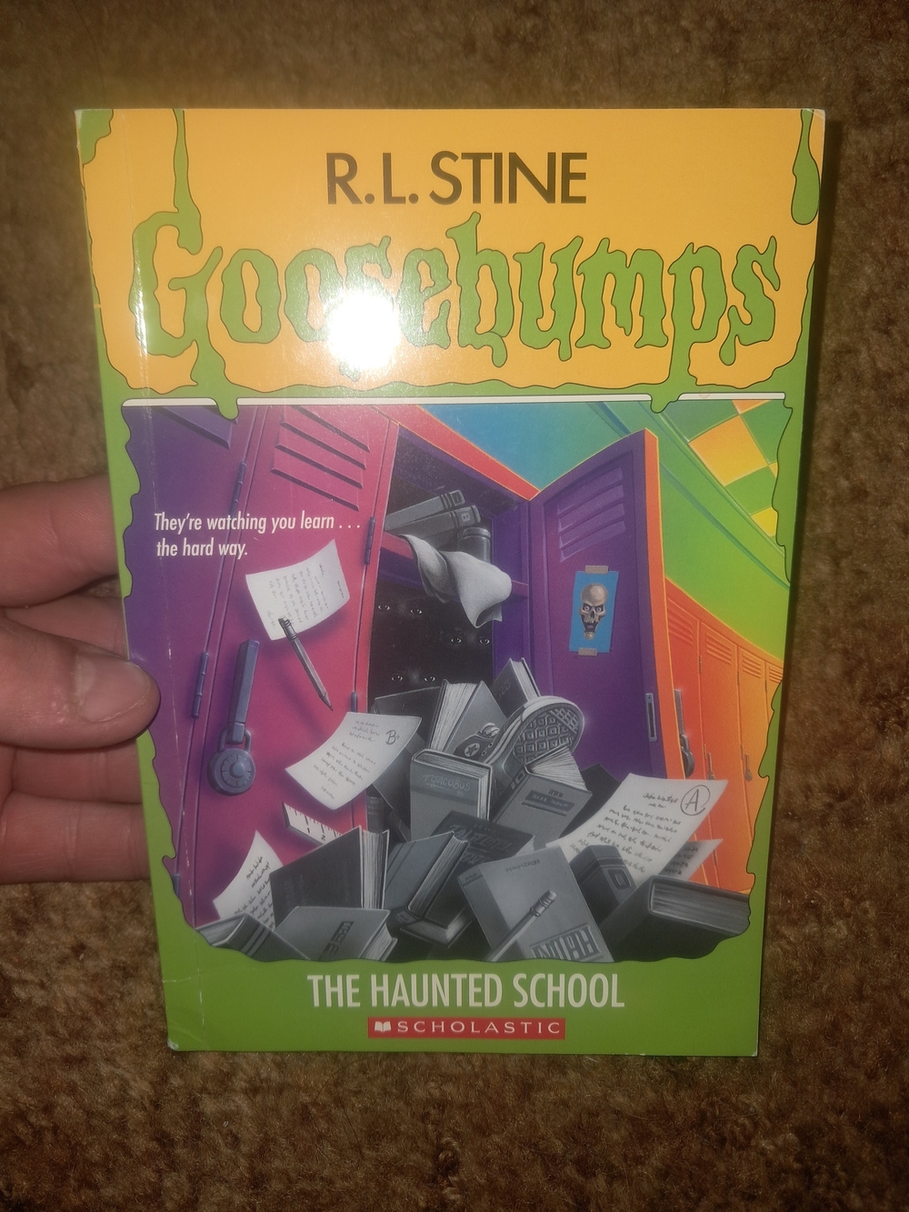 R.l. Stine Goosebump Book The Haunted school 2020